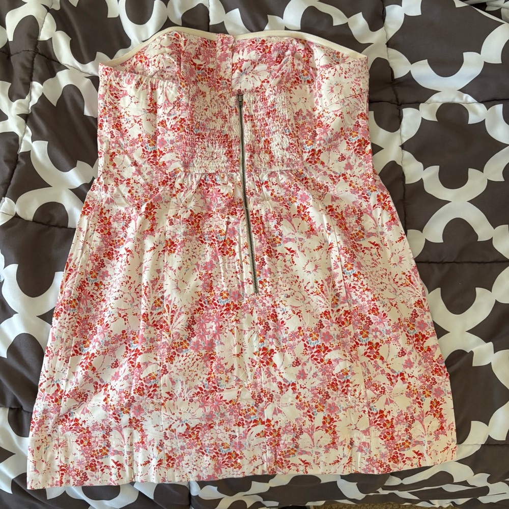 Free People Tomas Pink Mini Dress Button Detail Size XL NWT - Send Offers - Picture 8 of 9